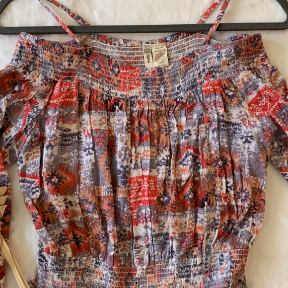 🌺 2 for $23 🌺 Cute OTS 3/4 Sleeve Dress with Adjustable Straps - Picture 4 of 11